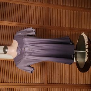 COPY - Short sleeve light to dark gray gradient womens top